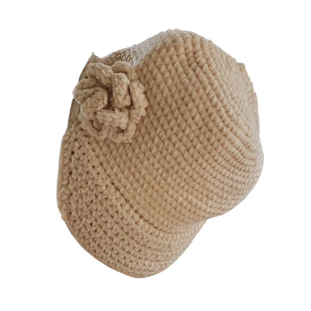 Jaclyn Smith Womens Cream Knit Hat